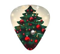 Christmas Gift Tree Wear-resistant guitar picks, thin, medium, heavy, 12 pieces of guitar picks, suitable for guitar, bass, electric guitar, ukulele,