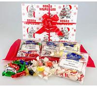 Christmas - Gift wrapped Sweet Hamper Box - Suitable for No Added Sugar - add a personal Message