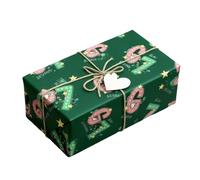 Christmas Gift Wrapping Paper, Seasonal Gifts for Parties - Gift Wrapping Paper for Winter Parties | For Birthdays Celebrations Events Meetings Children Boys Adults Friends Family