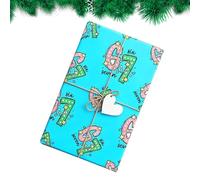 Christmas Gift Wrapping Paper - Seasonal Party Decorations, Christmas Holiday Gift Wrapping Paper | Set of Rolls Wraps, Party Gift for Birthday Festivals, Gatherings, Celebration Events