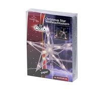 Christmas Gifts Christmas Star Glitter 01794 15 LEDs White 42 x 42 x 18 cm
