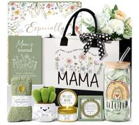 Christmas Gifts for Mom from Daughter Son Kids, Best Mom Birthday Gifts Ideas for Women Mother-in-Law Xmas Mothers Day Gift Baskets for Mother, New Mama Gift for Wife from Husband w/Canvas Tote Bag