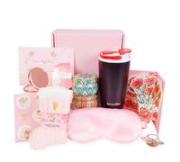 Christmas Gifts for Women Gift Baskets for Women, 9PC Unique Birthday Gifts for Mom, Self Care Relaxing Christmas Get Well Soon Sympathy Thank You Gifts Basket for Mom, Wife, Friend, Sister