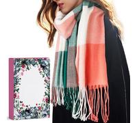 Christmas Gifts for Women Ladies Scarf: Womens Scarf for Women UK Winter Tartan Scarf Gifts for Her Mum, Ladies Scarves Secret Santa Gifts for Women Ladies Gifts Xmas Stocking Fillers Women Presents