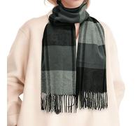 Christmas Gifts for Women, Scarf for Womens UK,Secret Santa Gifts for Her in Box,Winter Tartan Scarf for Ladies, Stocking Fillers Women Scarves Wraps Shawl Present Ideas for Birthday Mum Xmas (Grey)