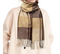 Christmas Gifts for Women, Scarf for Womens UK,Secret Santa Gifts for Her in Box,Winter Tartan Scarf for Ladies, Stocking Fillers Women Scarves Wraps Shawl Present Ideas for Birthday Mum Xmas (Coffee)