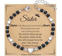 Christmas Gifts for Women, Stocking Stuffers for Teens Beaded Bracelets for Women Gifts for Mom Christmas Gift Mothers Day Gift for Grandma Daughter Bonus Mom Nature Stone Bead Bracelet Graduation