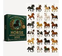 Christmas Gifts -Gallop Through December - Horse Advent Calendar 2025,Gifts for Horse Lovers,Gifts for Horse Lovers,Year of the Horse Souvenirs,A Perfect Collectible Horse Ornament