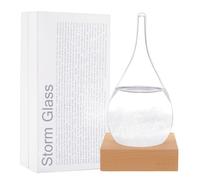 Christmas Gifts, Storm Glass Weather Forecaster, Teardrop Shape Weather Forecast Bottle, Home Office Desktop Decoration Bottle Weather Station, Unique Fashion Creative Christmas Gifts