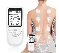 Christmas Gifts Tens & EMS & Massage Muscle Stimulator,Electronic Pulse Massager,Dual Channel TENS EMS Machine for Pain Relief, 36 Modes TENS Unit Muscle Stimulator with 8pcs 5x5 TENS Electrode Pads