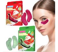 Christmas Gifts Under Eye Patches Eye Mask 12 Pairs Hydrating Nourishing Eye Masks with Collagen Cherry & Melon for Dark Circles Puffy Eyes Wrinkles Spa Skin Care for Men & Women Elitzia ETXJ2503