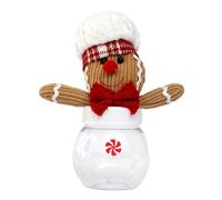 Christmas Gingerbread Candy Jar | Gingerbread Man Christmas Cookies Jar,Decorative Christmas Cookies Jar, Sugar Container For Christmas Candies Cookies