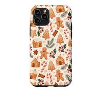 Christmas Gingerbread Cookies Candy Cane Holiday Mistletoe Case for iPhone 11 Pro