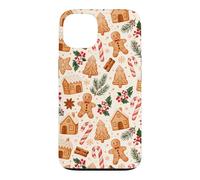 Christmas Gingerbread Cookies Candy Cane Holiday Mistletoe Case for iPhone 13