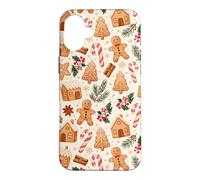 Christmas Gingerbread Cookies Candy Cane Holiday Mistletoe Case for iPhone 16 Plus