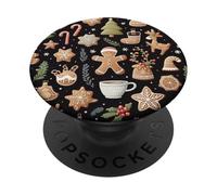 Christmas Gingerbread Cookies PopSockets Adhesive PopGrip