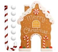 Christmas Gingerbread - Gingerbread Golf Game | Christmas Indoor Golf Game, Portable Funny Indoor Outdoor Toy With Candy Cane Sticks | Christmass Mini GameS Set | For Party Room Home Holiday