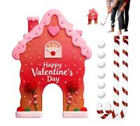 Christmas Gingerbread Golf Game | Candy Cane Sticks Family Funny Holiday Mini Toy | Christmas Gingerbread Golf Course Set,for Room Party Holiday Gatherings Carnival Office