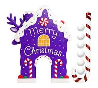 Christmas Gingerbread Golf,Seasonal Candy Cane Game Christmas Set - Funny Golf Party Toy,for Holiday Party Outdoor Indoor Family Yard Celebration Gathering Living Room Camping Picnic