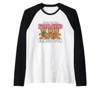 Christmas Gingerbread Here for The Forced Family Raglan Baseball Tee