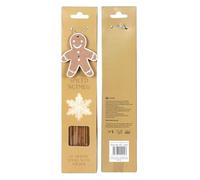 Christmas Gingerbread Incense Sticks Set of 40, Choose from Spiced Nutmeg, Gingerbread, or Vanilla Cookie (Spiced Nutmeg)