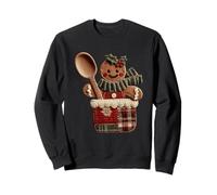Christmas Gingerbread Joy With Wooden Spoon Sweatshirt