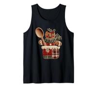 Christmas Gingerbread Joy with Wooden Spoon Tank Top