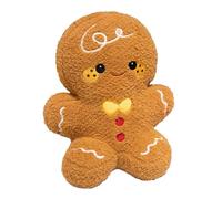 Christmas Gingerbread Man Cushion - Christmas Plush, Boys Girls Kids Adult Sofa Bed Chair Covering Doll