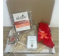 Christmas Gingerbread Man Wax Melt & Popcorn Treat Box