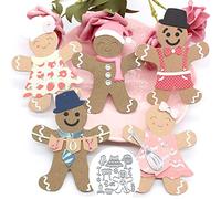 Christmas Gingerbread Metal Die Cuts for Card Making, Making, Card Adornment, DIY Scrapbooking, Decorative Paper Art
