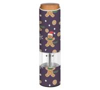 Christmas Gingerbread Snowflake Electric Pepper Grinder Auto Spice Grinde