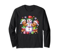 Christmas Gingerbread Snowman Delight Long Sleeve T-Shirt