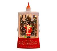 Christmas Globe Lantern - Small Oil Lamp, Christmas Glowing Candle Lamp | Multifunctional Decoration Small Wind Lamp Night Light Desktop Ornaments, Christmas Snow Globe Lanterns for Kids and Adults