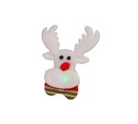 Christmas Glowing Brooch Battery Operated Xmas Clothing Breastpin Party Decoration Festival Atmospheres Clothes Costume Style 3