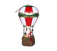 Christmas Glowing Ornaments Santa Claus Snowman Fireplace Resin LED Night Light Toys Holiday Kids Gift Christmas Decoration