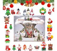 Christmas Gnome Advent Calendar 2025, 3 Gnome Doll Christmas Countdown Calendar, Giant Advent Calendars 2025 with Collectible Dolls Meticulously Designed