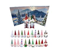 Christmas Gnome Advents Calendar 2025, Gnome Countdown To Christmas, 24-Day Gnomes Plush Toy Ornament For Adults Men Women Teen Girls Boys