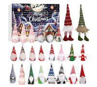 Christmas gnome countdown, 24 days Christmas , gnome figures, table decoration, collectable decoration, for family, friends, adults, teens, teenagers, girls
