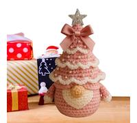Christmas Gnome Decorations - Handwoven Faceless Dolls Set, Crochet Figurines, Festive Ornament, Soft Plush Decoration | Adorable Decorative For Mens