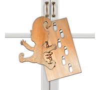 Christmas Gnome Footprint Template | Christmas Template for Indoor Decorations,Wooden Footprint Stencils for Floors, Floor, Window Decorations