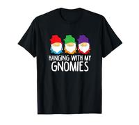 Christmas Gnome Gardening Gnome Hanging With My Gnomies T-Shirt