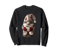 Christmas Gnome Holding Cup Winter Cheer Sweatshirt