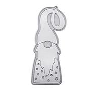 Christmas Gnome Metal Cutting Dice Stencil DIY Scrapbooking Album Paper Card Template Shaped Embossed Craft Decorative Metal Cutting Dice Set