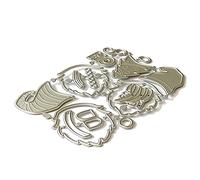 Christmas Gnome Metal Cutting Dice Stencil Scrapbooking Album Paper Card Template Shape Embossed Decorative Cutting Dice Stencil