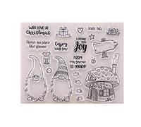 Christmas Gnome Metal Cutting Dies Stamp DIY Scrapbook Card Embossing Stencil Album Decor Gift