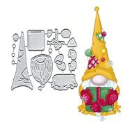 Christmas Gnome Metal Die Cuts Dies Stencil, Christmas Gnome Cutting Dies Cut Stencils DIY Scrapbooking Cards Photo Album Craft Embossing Paper Dies for Album Card Scrapbooking Making