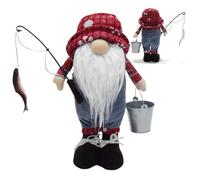 Christmas Gnome Plush Toy - 11 Inch Swedish Scandinavian Tomte Faceless Figure - Handmade Tomte Ornaments Home Party Table Figurines