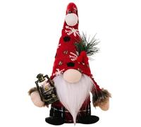 Christmas Gnome - Whimsical Winter Festive Decor | Faceless Knitted Gnome Doll, Soft Plush Design, Ideal For Dining Table, Mantel, Nightstand, Living Room, Bedroom, Dorm Room, Apartment, Holiday Decor