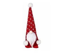 Christmas Gnomes Adorable Tabletop Gnome Dolls Shelf Sitters Handmade Three Decorations (Red, One Size)
