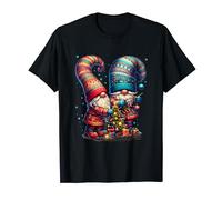 Christmas Gnomes and Tree - Festive Holiday Season T-Shirt